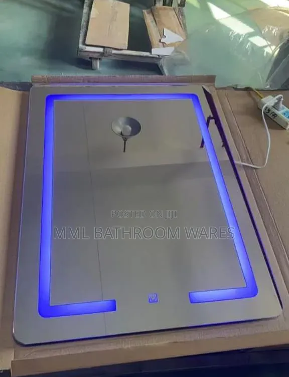 Square Shape Led Mirrors With 3 Tones Lights