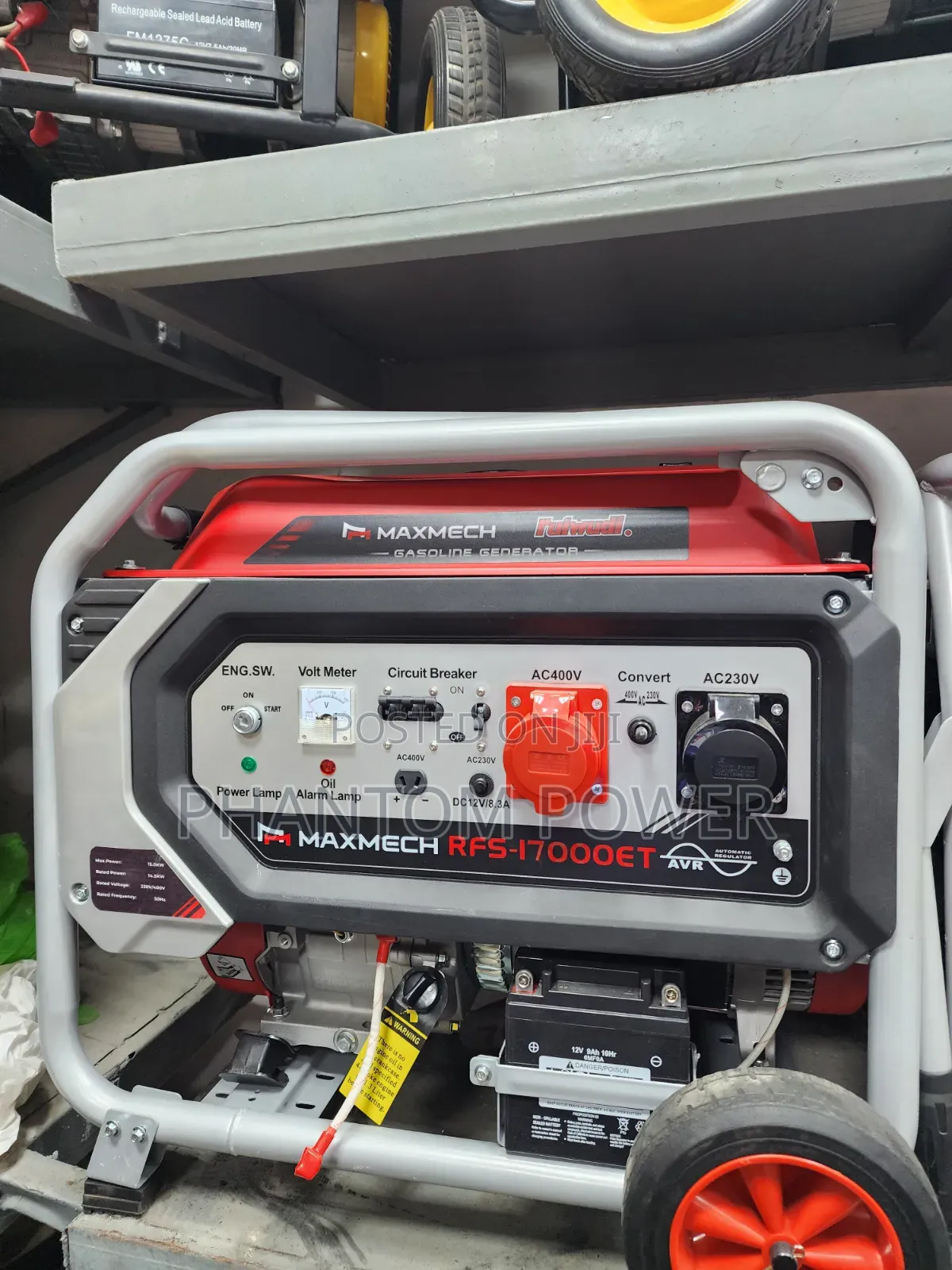 Brand New RFS17000ET 15kva Maxmech Petrol Generator [2 Year Warranty]•