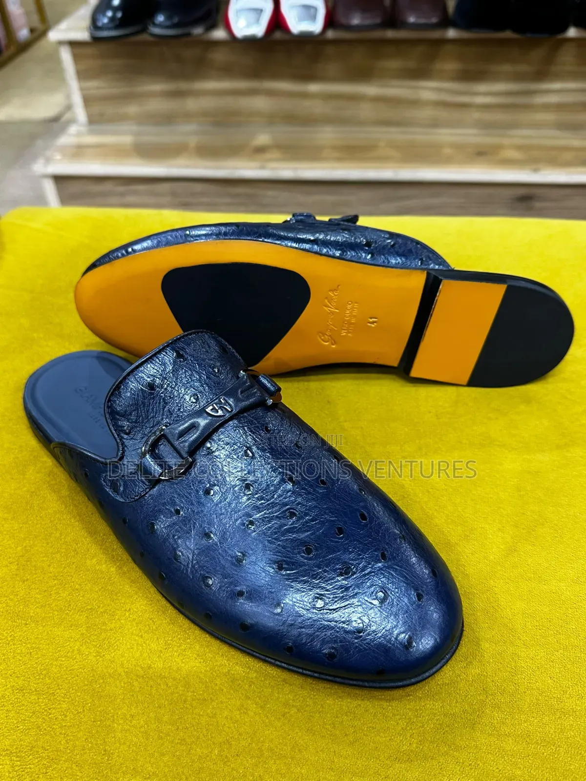 Pure Authentic Italian Giovanni Conti Half Shoes