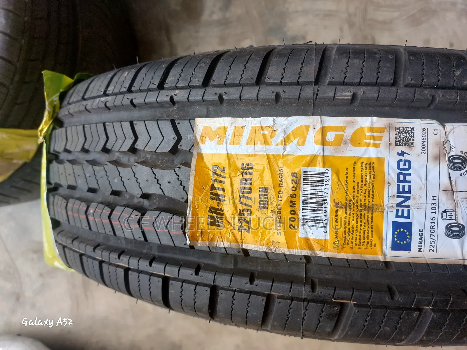 MIRAGE 225/70r16 103H – Brand New Tyre
