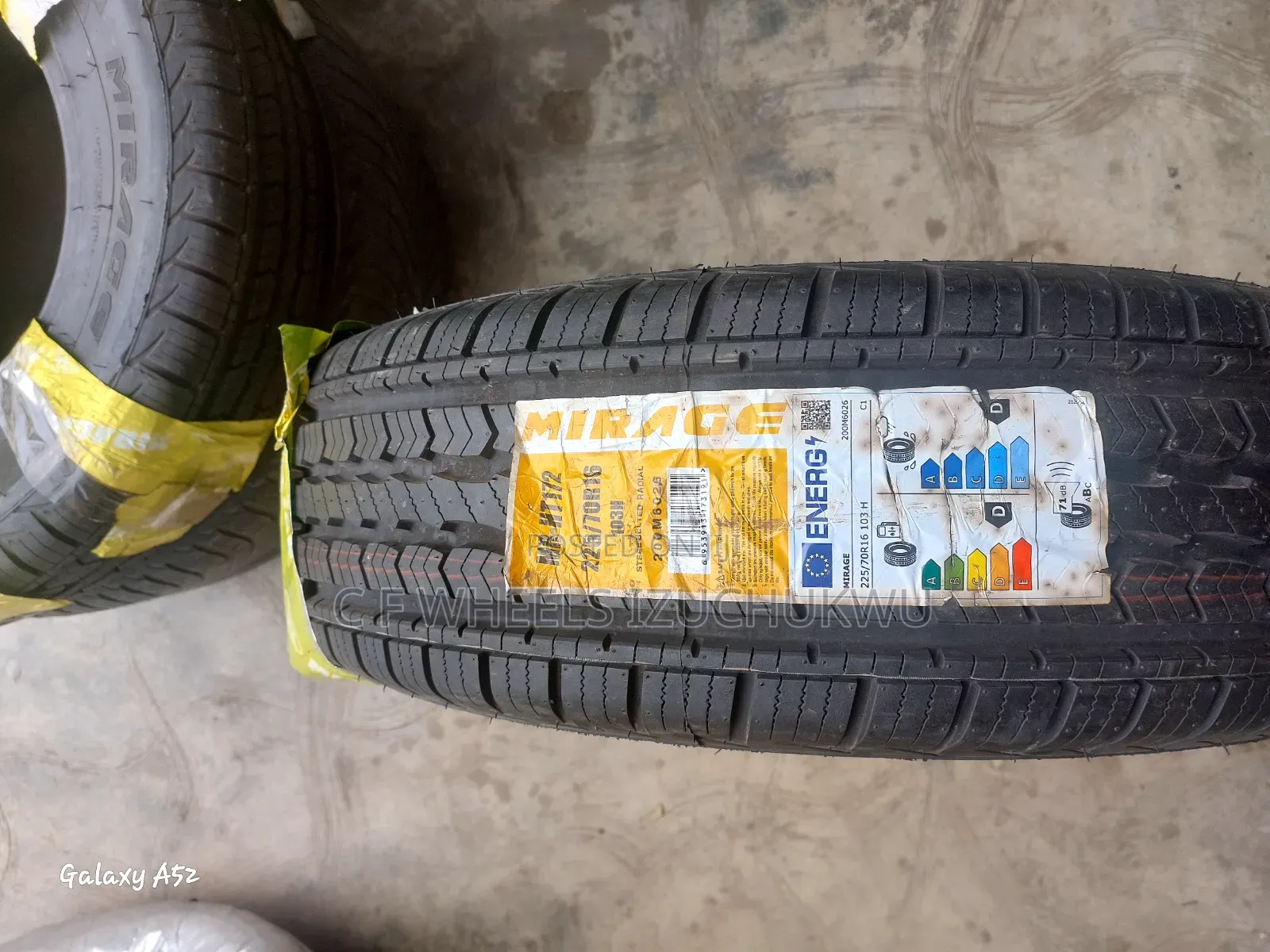 MIRAGE 225/70r16 103H – Brand New Tyre