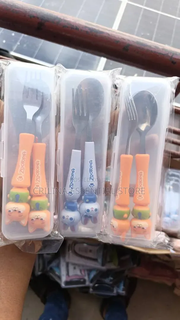 Kids Cutlery Sets, Stainless Steel Spoon and Fork (Bulk Sales Only)