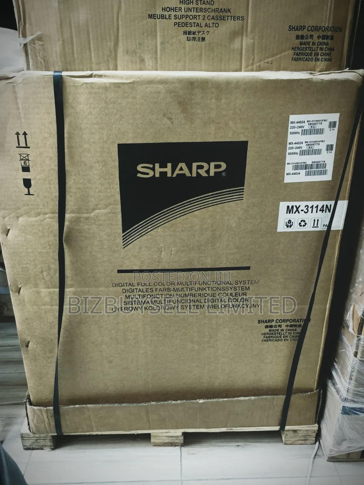 Sharp MX-3114N Multifunction Digital Color Photocopier,.