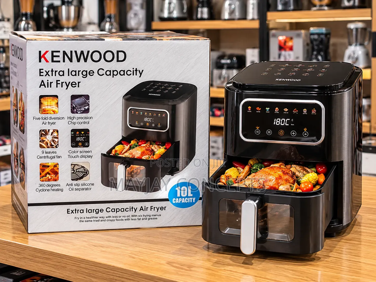 Kenwood 10L Extra Large Capacity Air Fryer With Touch Display