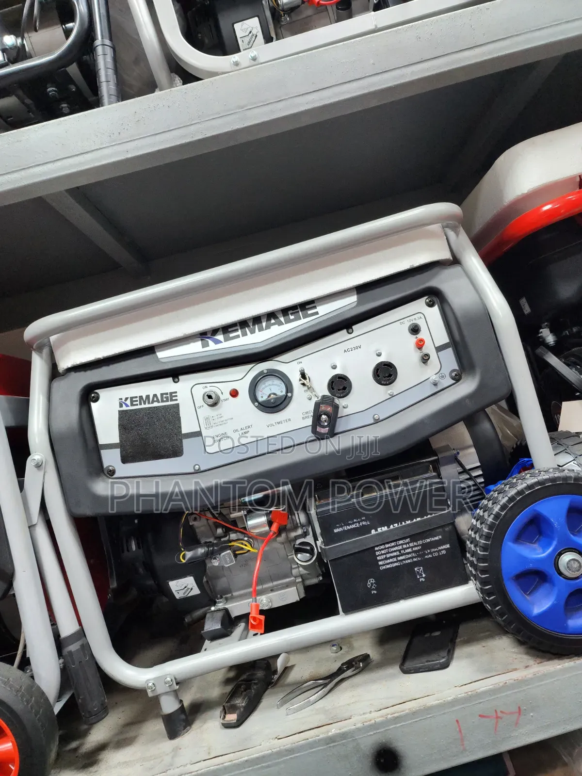Powerful Kemage KM11000E2R 10kva 100% Copper Remote Start Generator