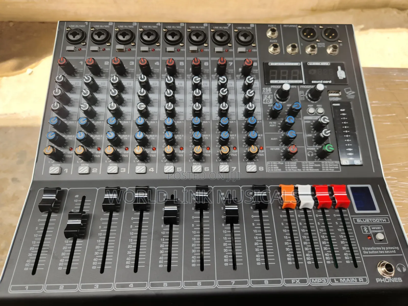 8 Channels Professional Mixer
