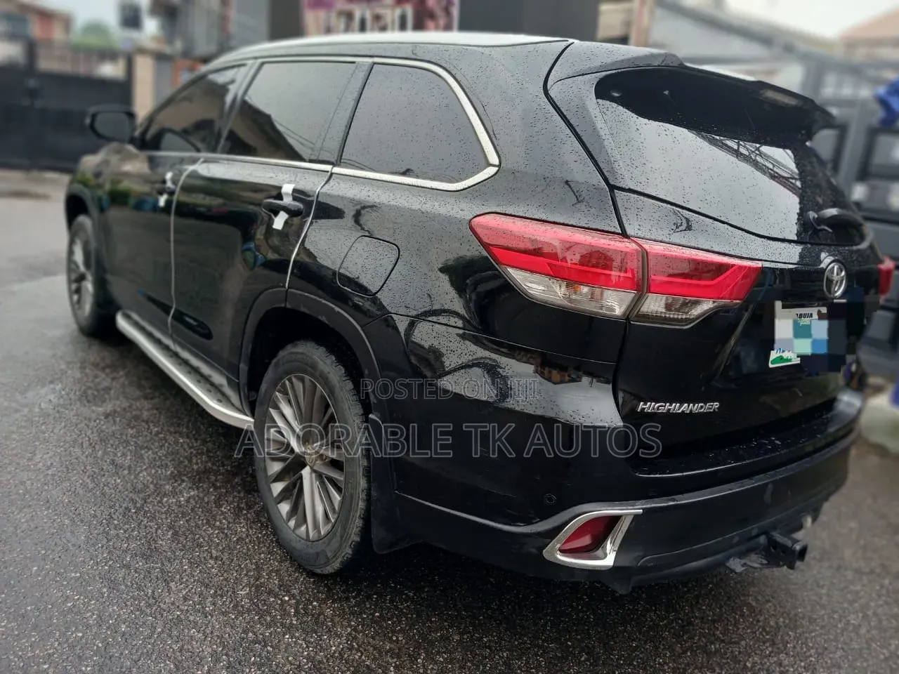 Toyota Highlander Limited 4x4 V6 (3.5L 6cyl 8A) 2017 Black