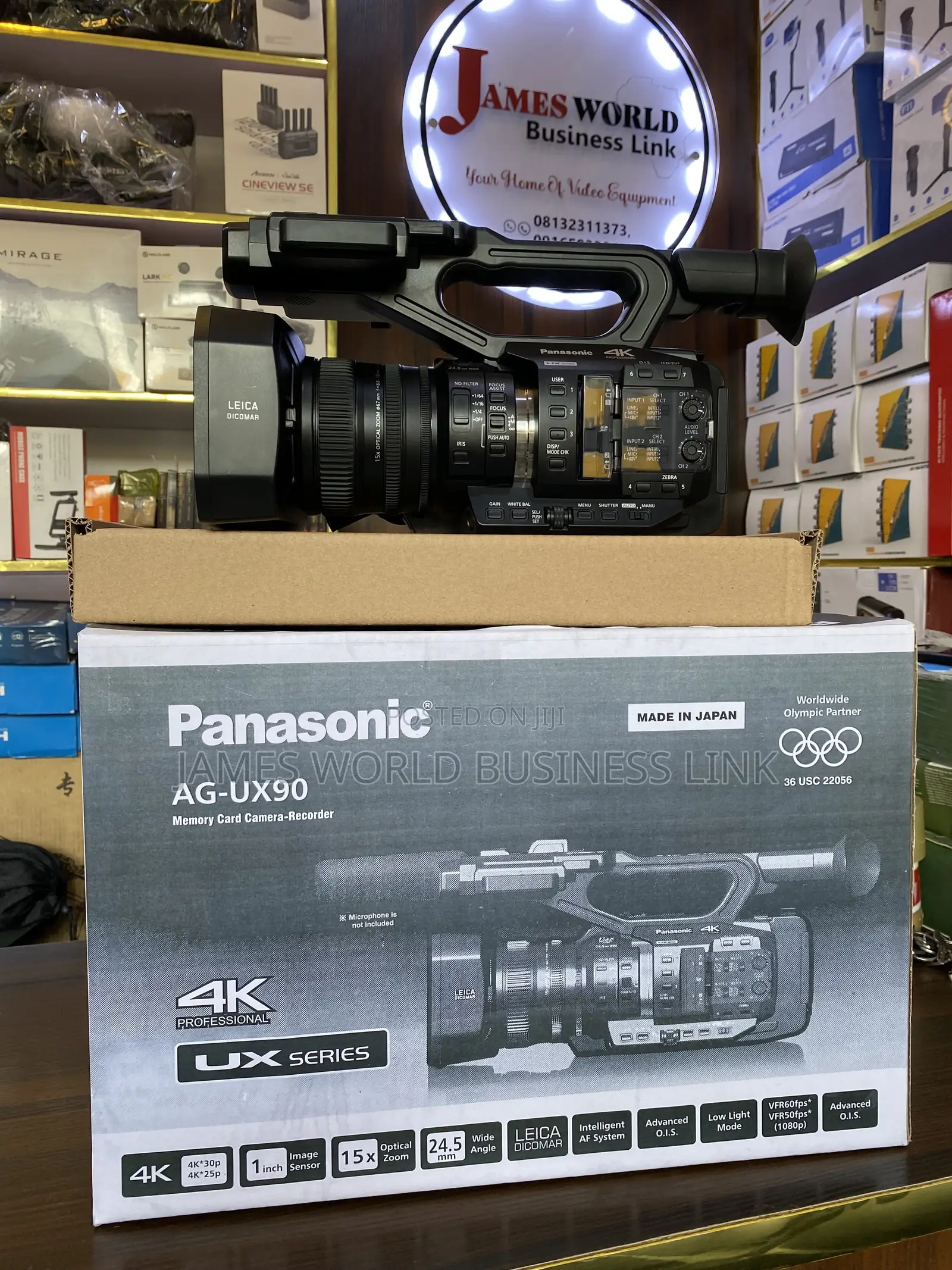 Panasonic Ag Ux90 Professional Video Camera