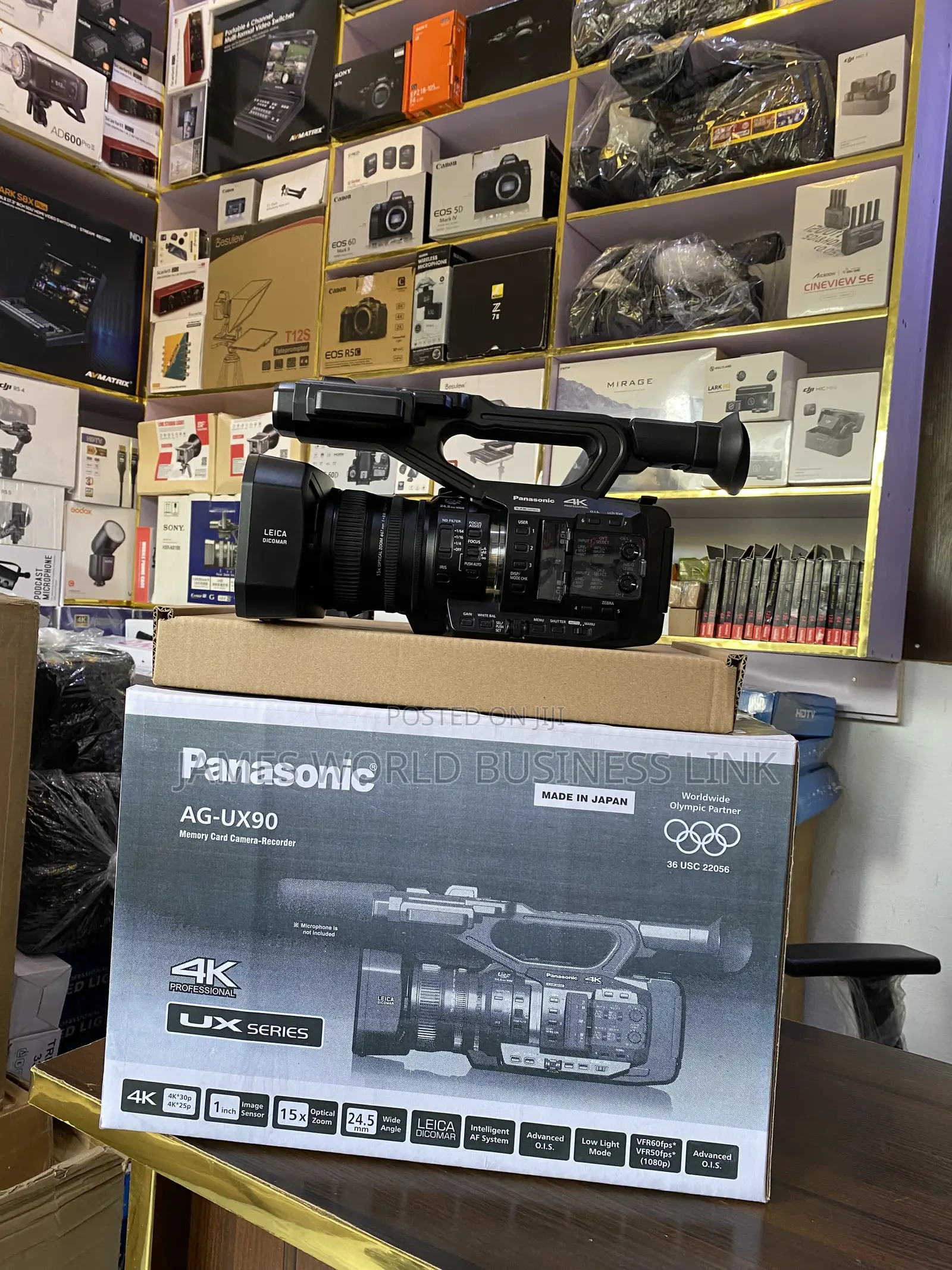 Panasonic Ag Ux90 Professional Video Camera