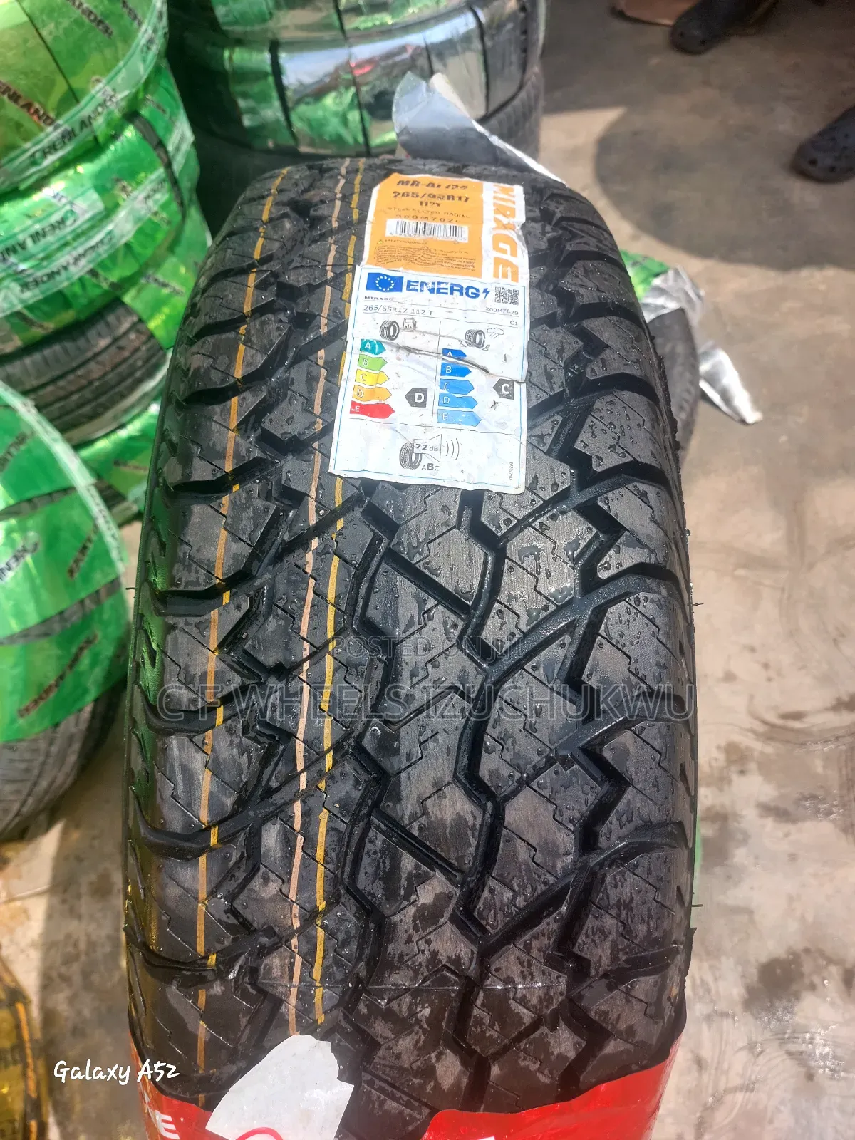 Mirage 265/65r17 at Tyre — Mr-At172