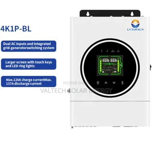 Brand New Lvtopsun 24v 4kw Hybrid Solar Inverter With Inbuilt Wifi