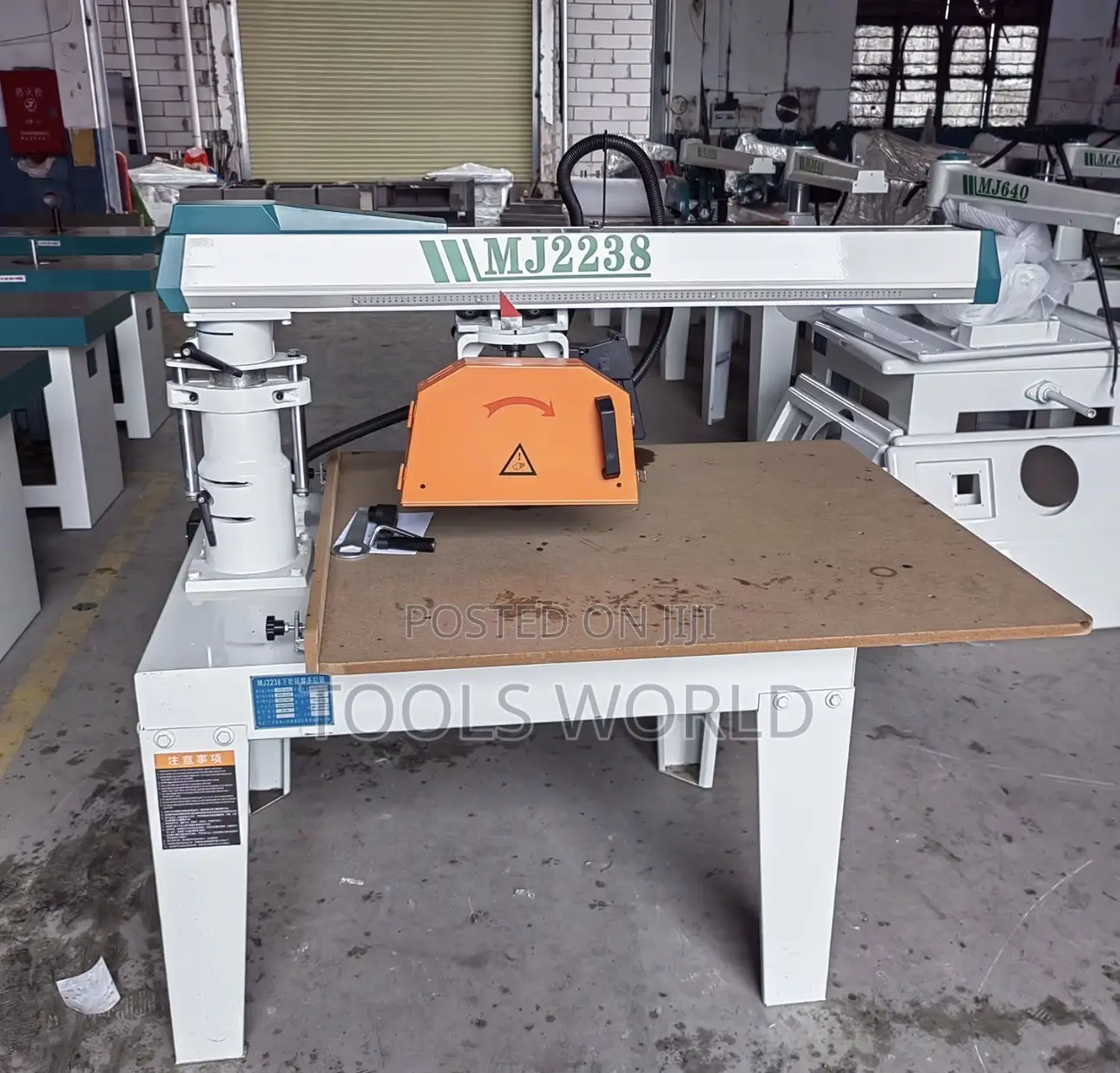 MJ2238 Radial Arm Saw for Furniture & Woodworking Workshop