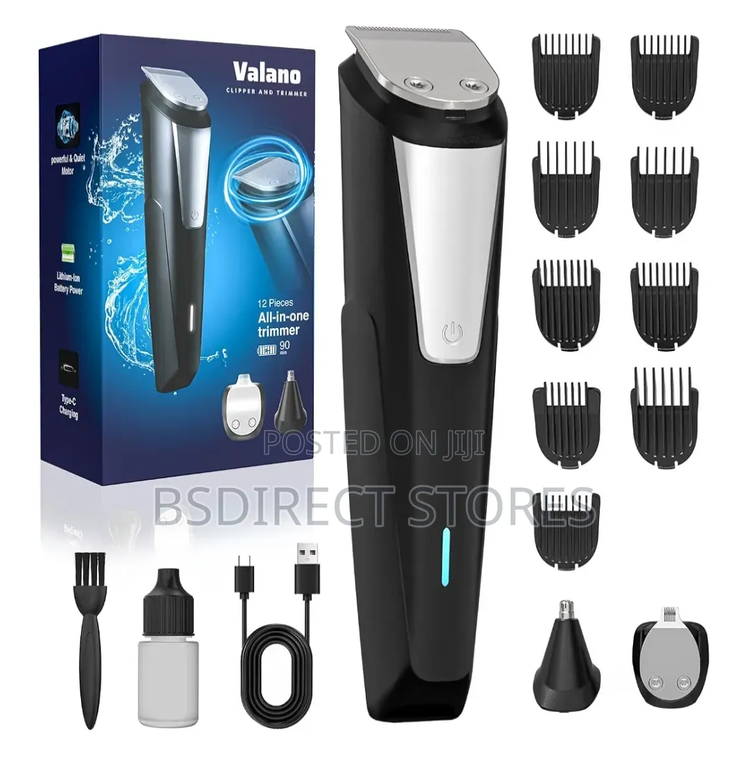 Valano Cordless Rechargeable Professional Beard Nose Ear Hair Trimmer