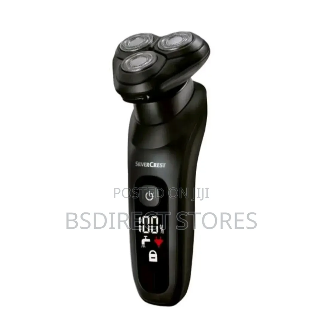 Silvercrest Cordless LED Display Rotary Shaver for Wet or Dry Shaving