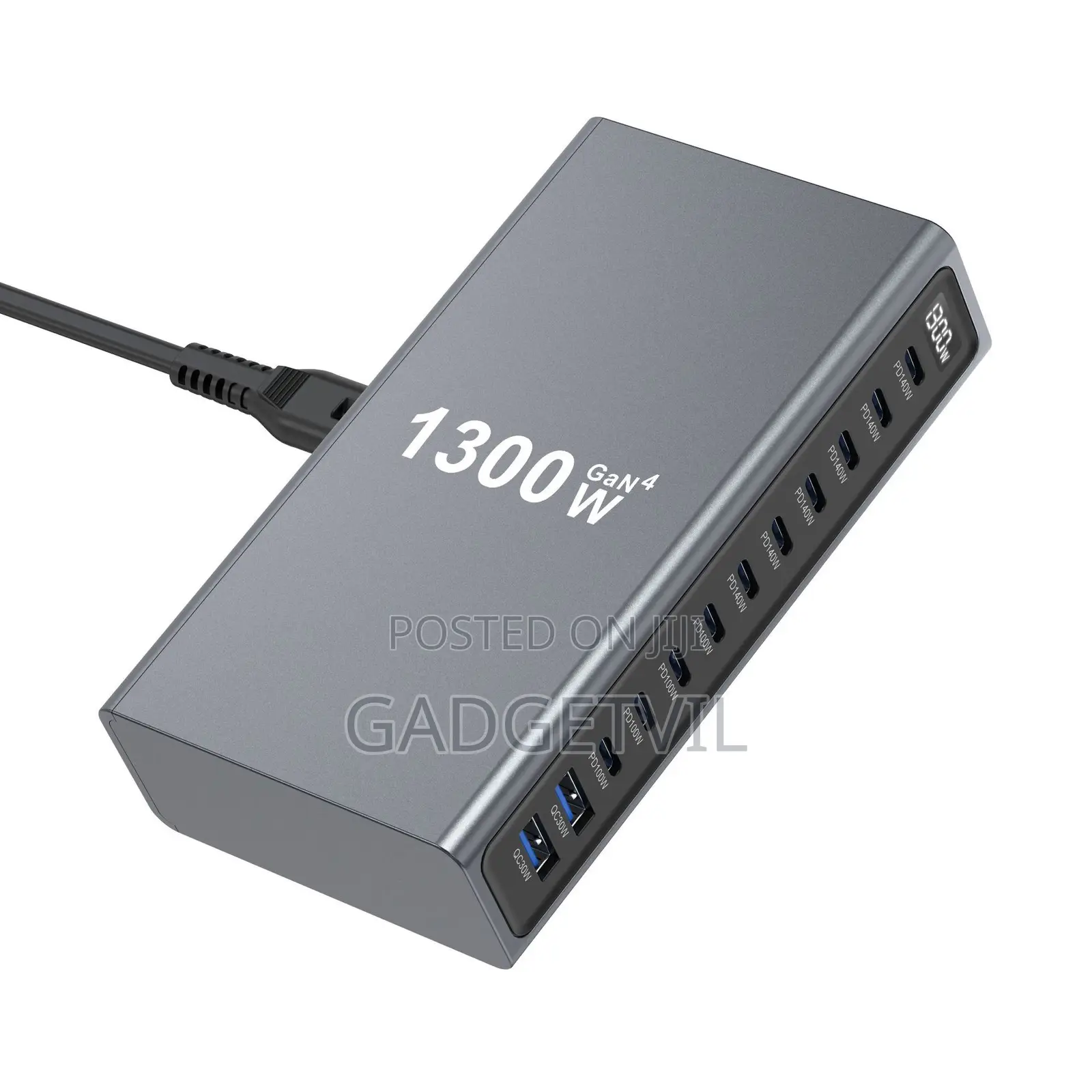 1300w Gallium Nitride Multi GaN4 Port Pd 140w Charger