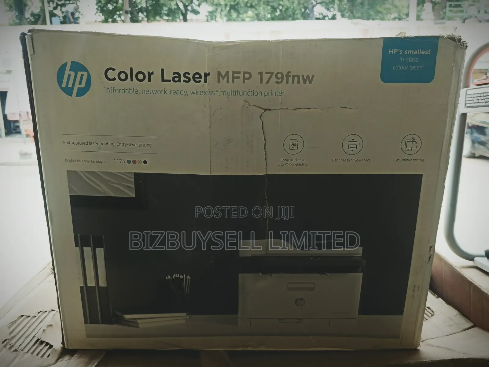HP Color Laser MFP 179fnw Wireless Multifunction Color Laser Printer.