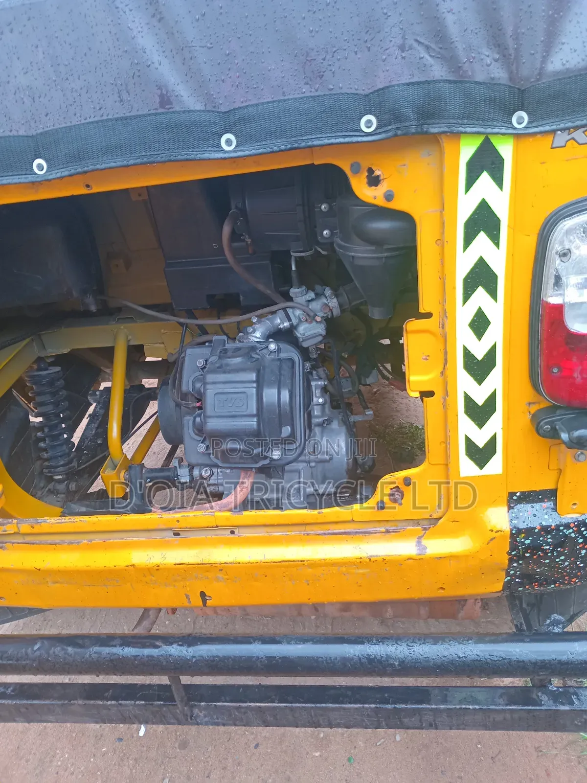 TVS King Deluxe Plus iTouch Start 2025 Yellow