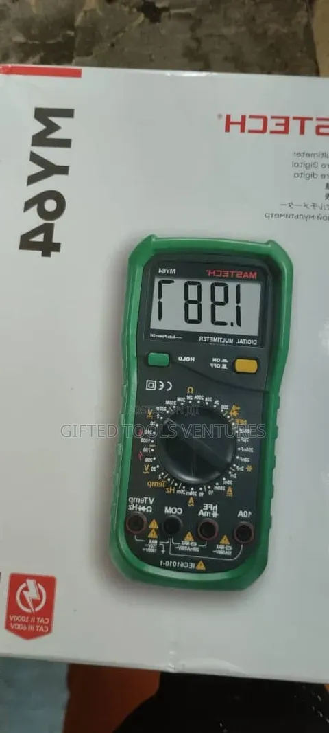 Mastech My64 Digital Multimeter – Cat Ii 1000v / Cat Iii 600v