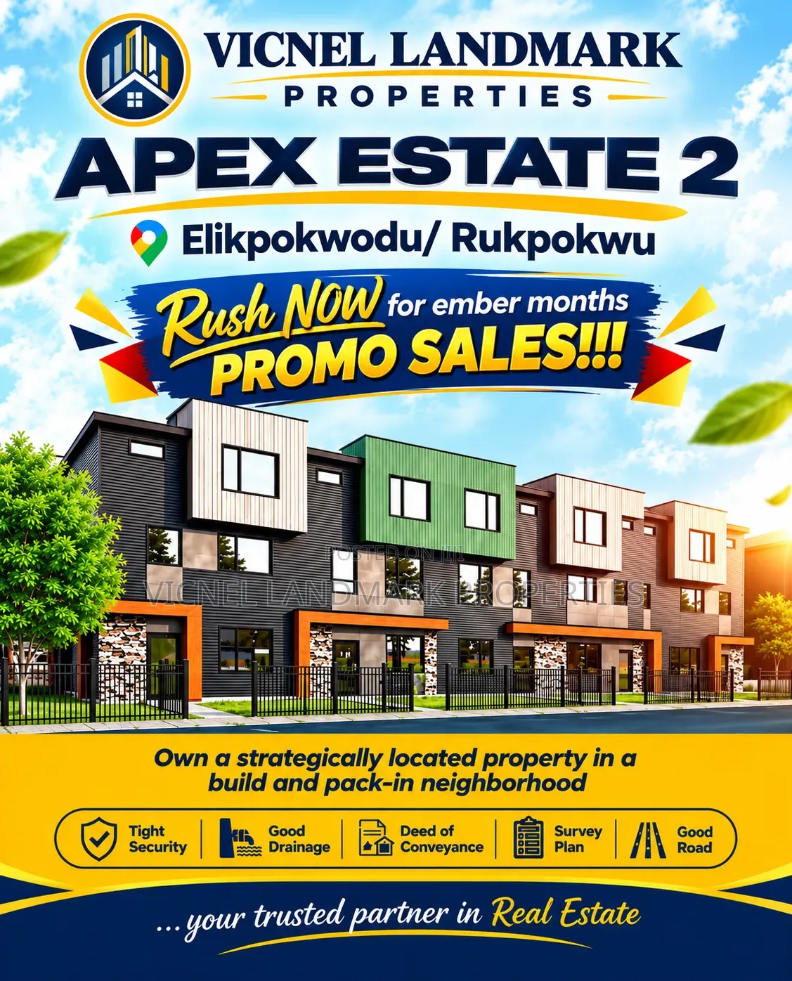 Apex Estates 2, Elikpokwodu/ Rukpokwu, Portharcourt Rivers State