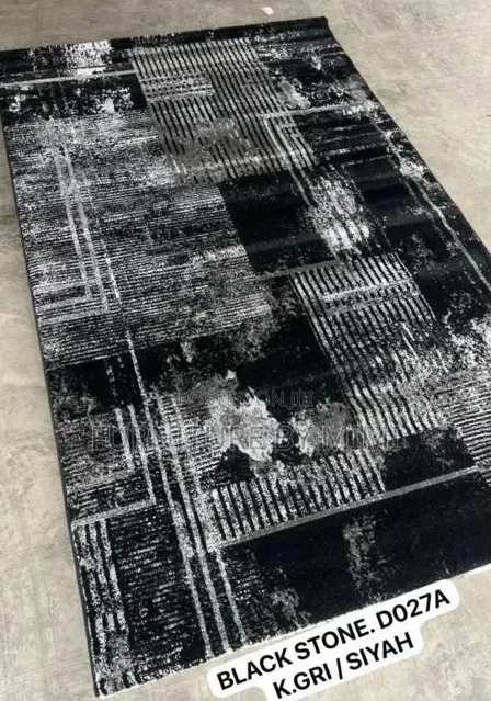 Luxury Modern Turkish Center Rug, Premium Geometric Design 5 by 7