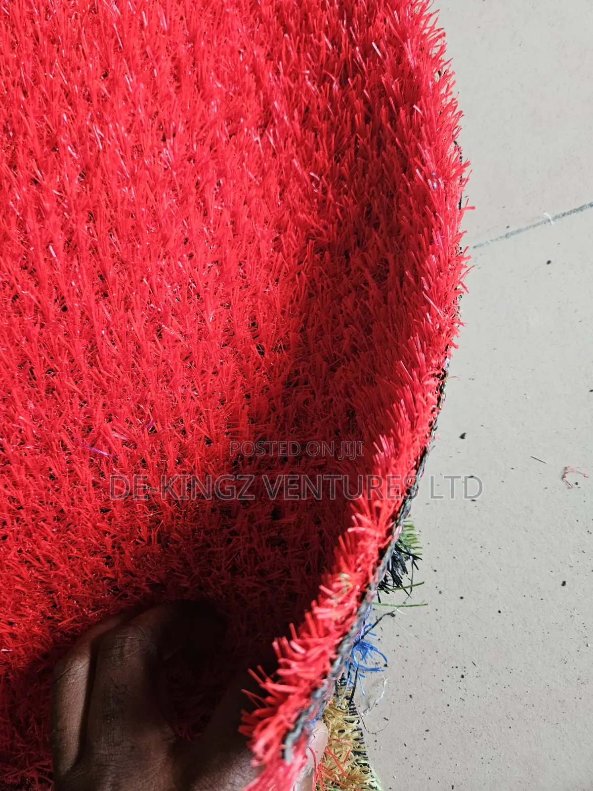 Buy Quality 30mm Red Artificial Synthetic Grass Carpet Astroturf Rug