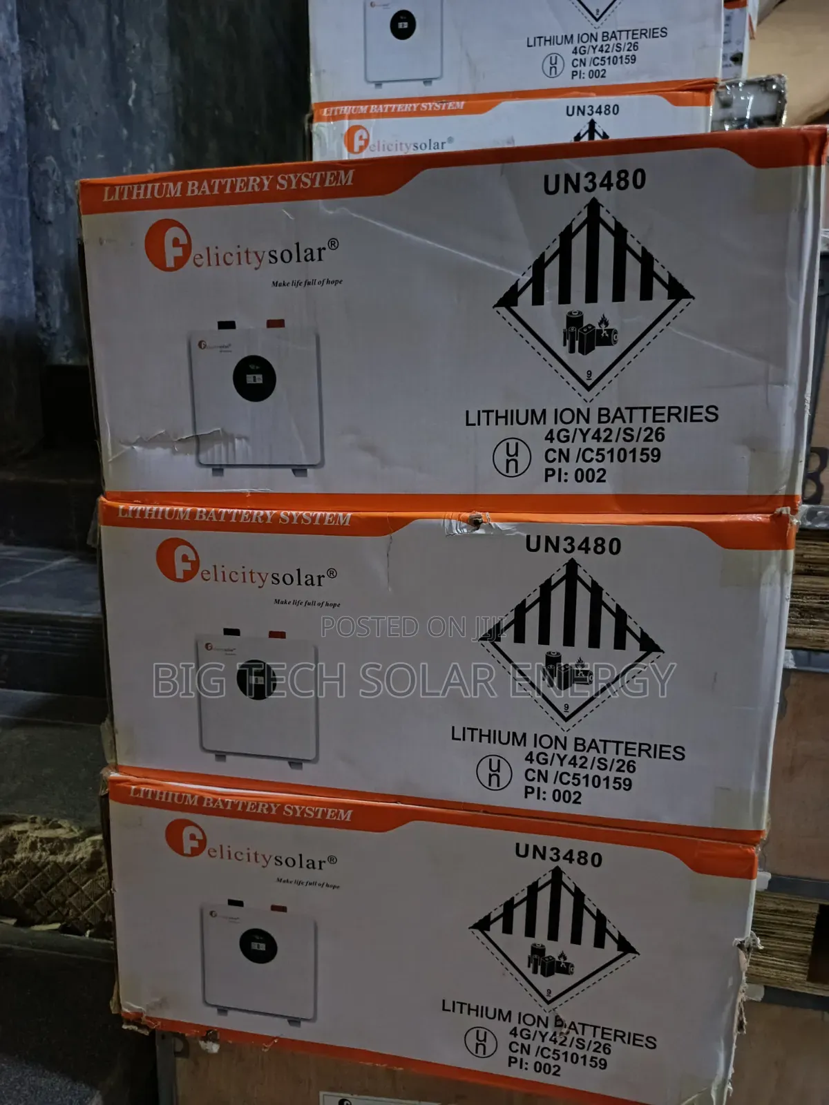 5kwh 24v Felicity Lithium Ion Battery