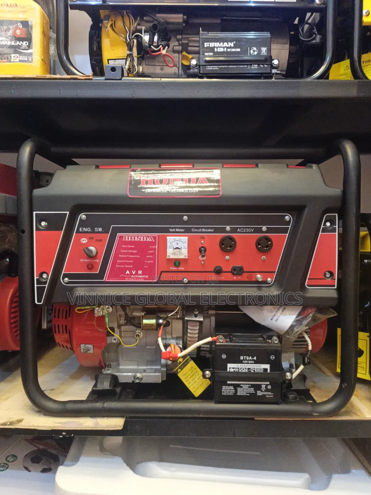 12.5KVA Brand New Honda Petrol Generator 100% Copper Coil Japan Made