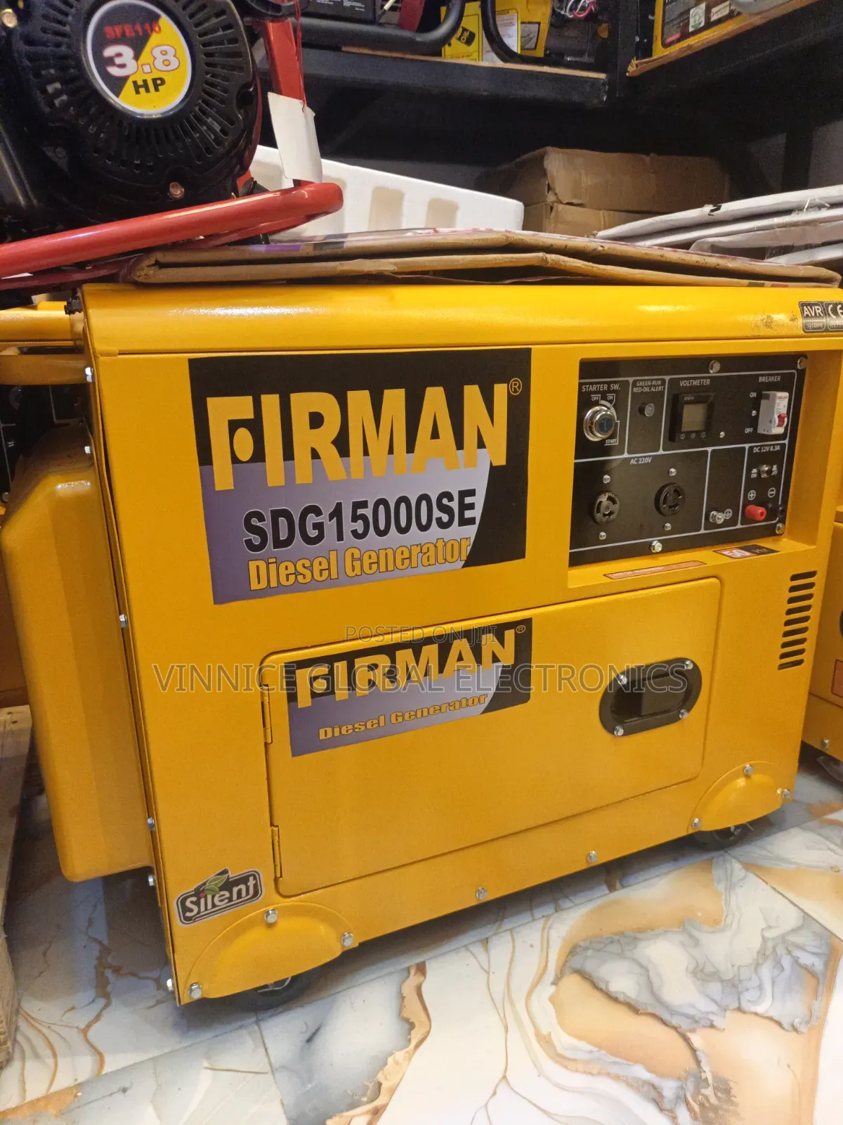 12.5KVA Brand New Firman Diesel Generator 100% Copper With Warranty