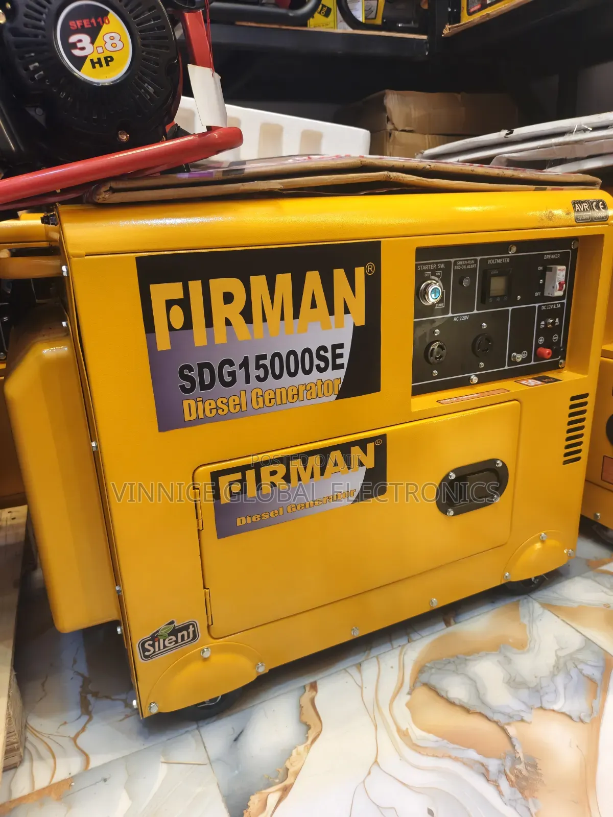 12.5KVA Brand New Firman Diesel Generator 100% Copper With Warranty