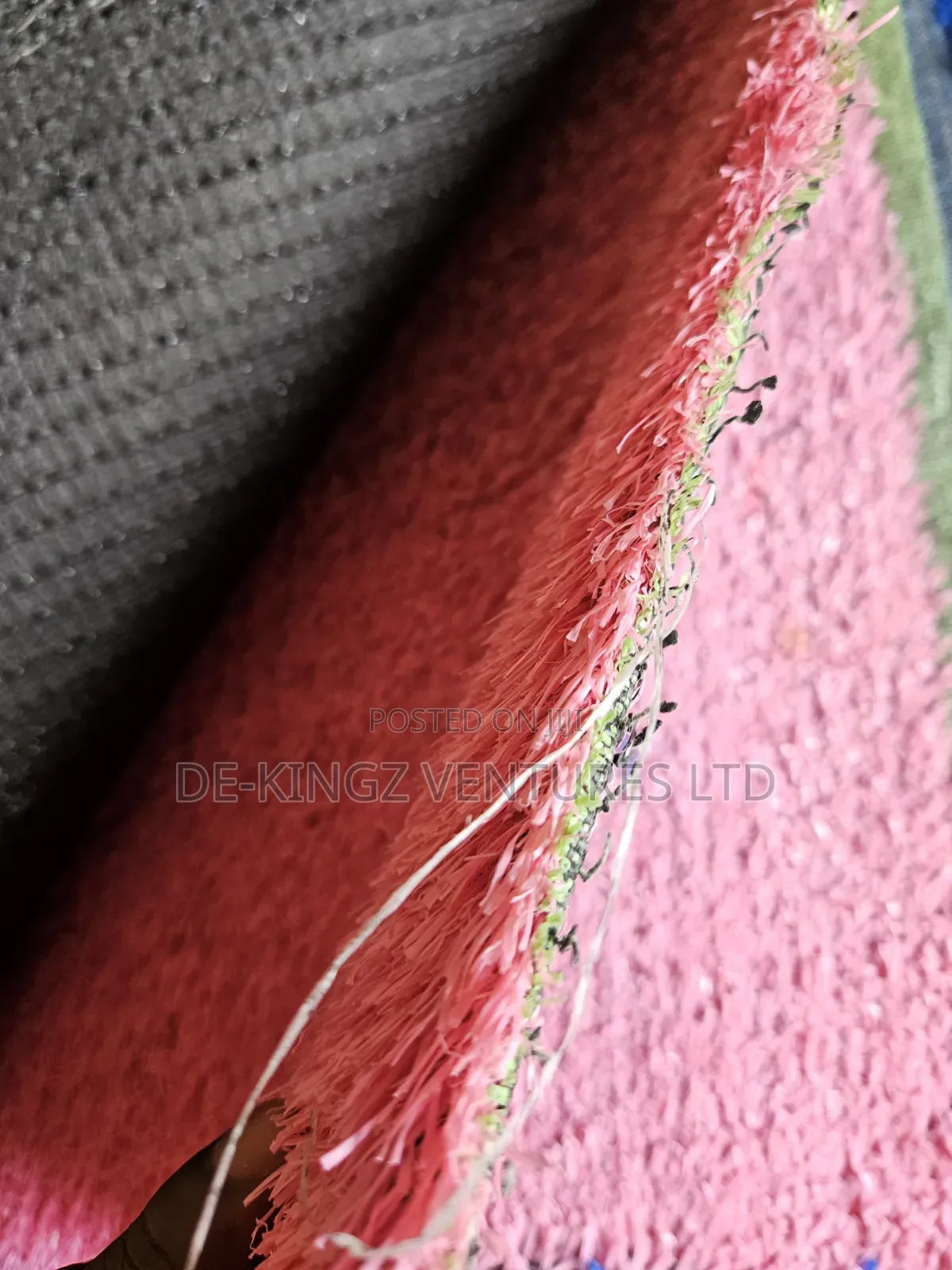 Pink 30mm Artificial Carpet Rug Turf