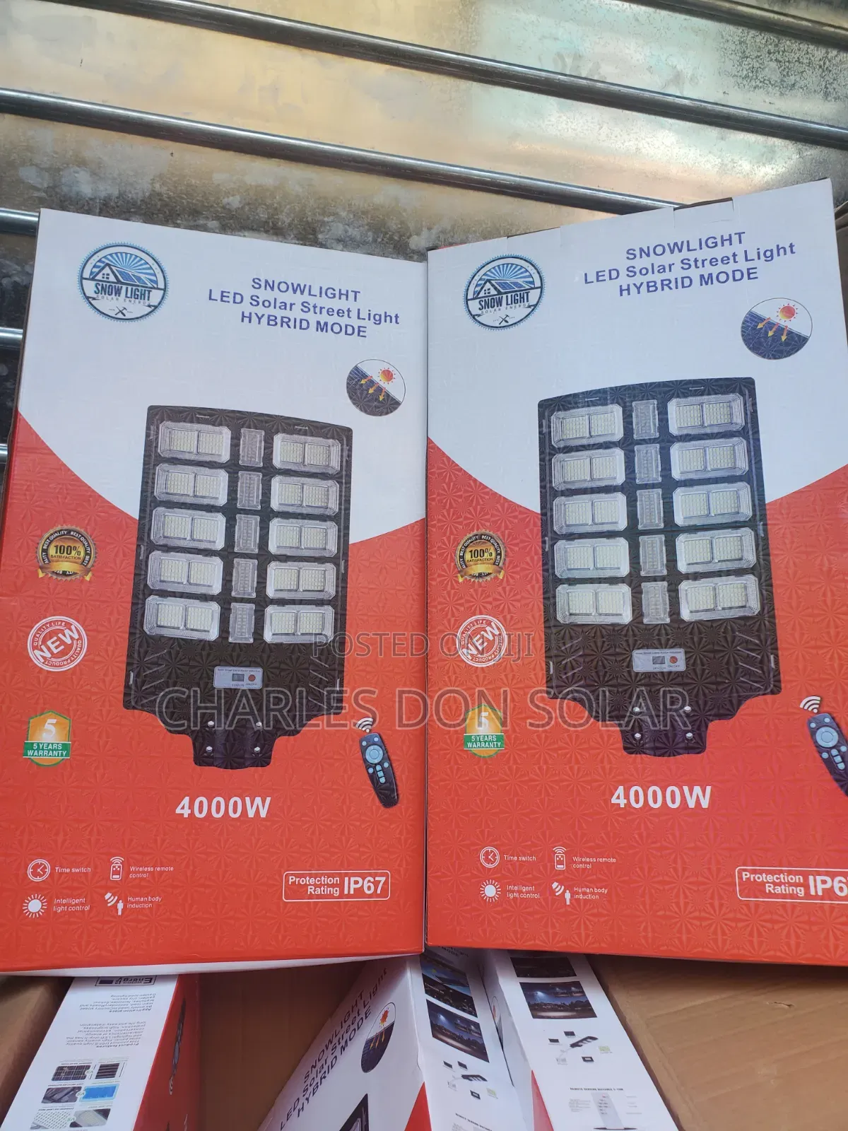 400w Solar Street Light