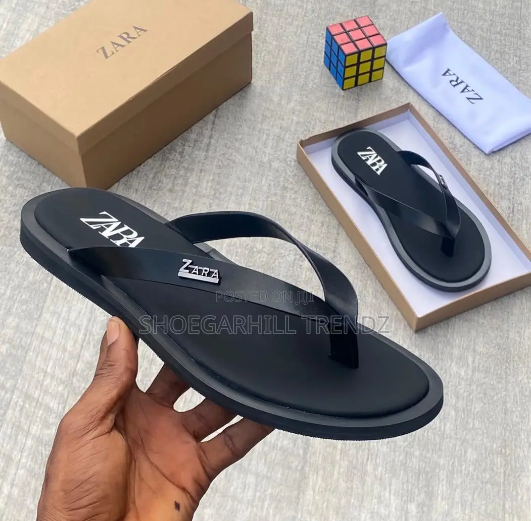 Zara Flat Palm Scrissors Slippers in 2 Colour Ways