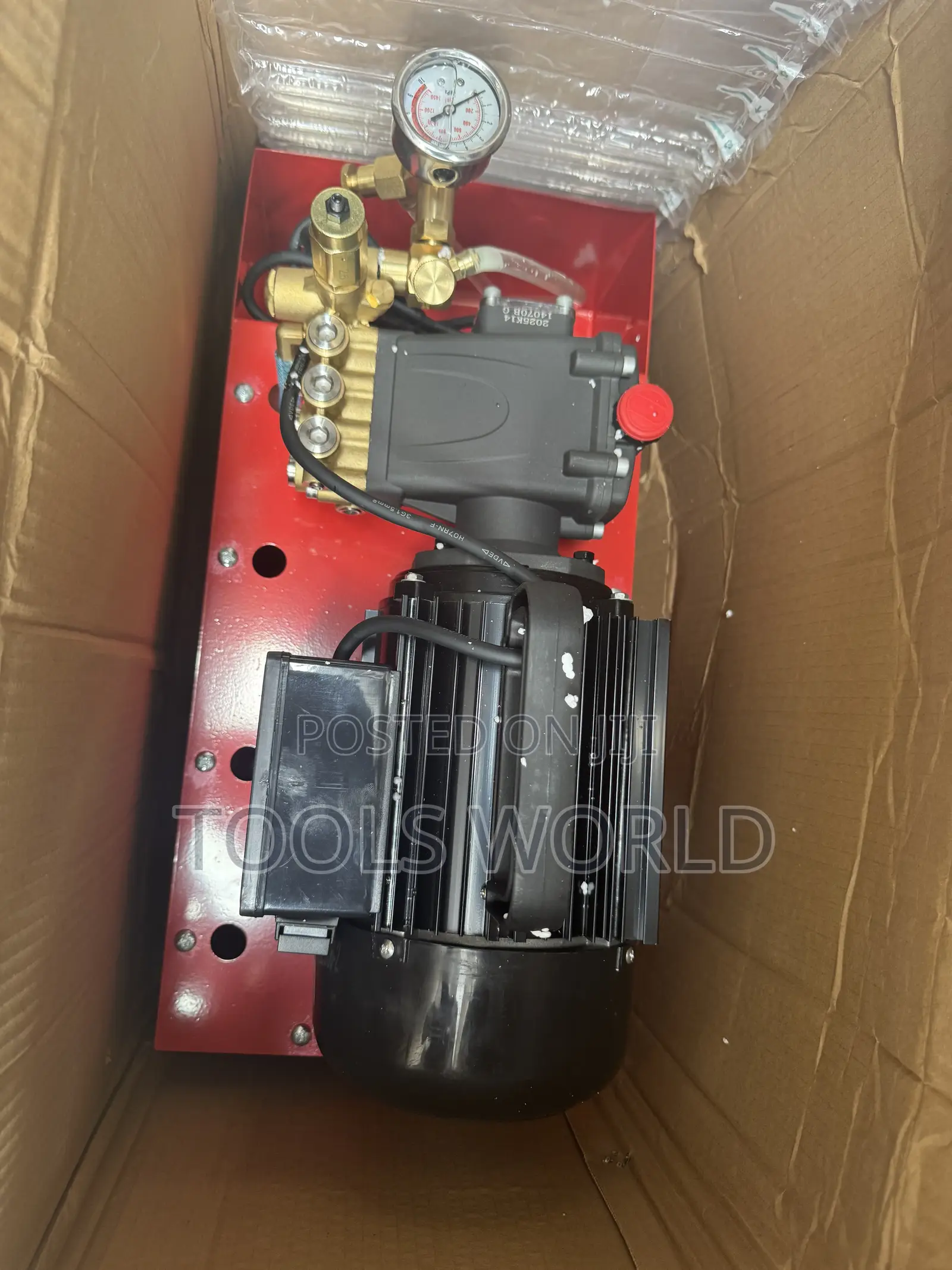 Electric Industrial 50Bar Pressure Test Pump Pipe Valve Vessel Tester