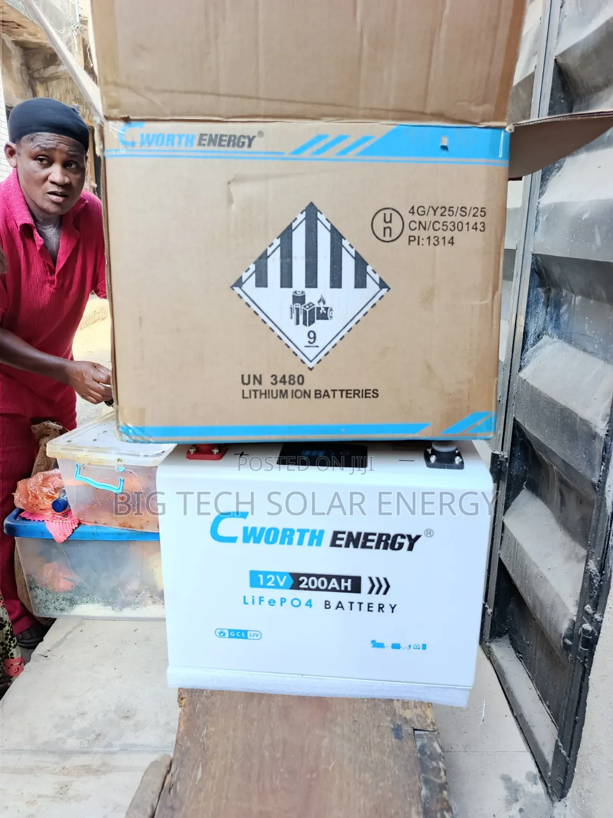 200ah 12v 2.5kwh Cworth Lithium Battery