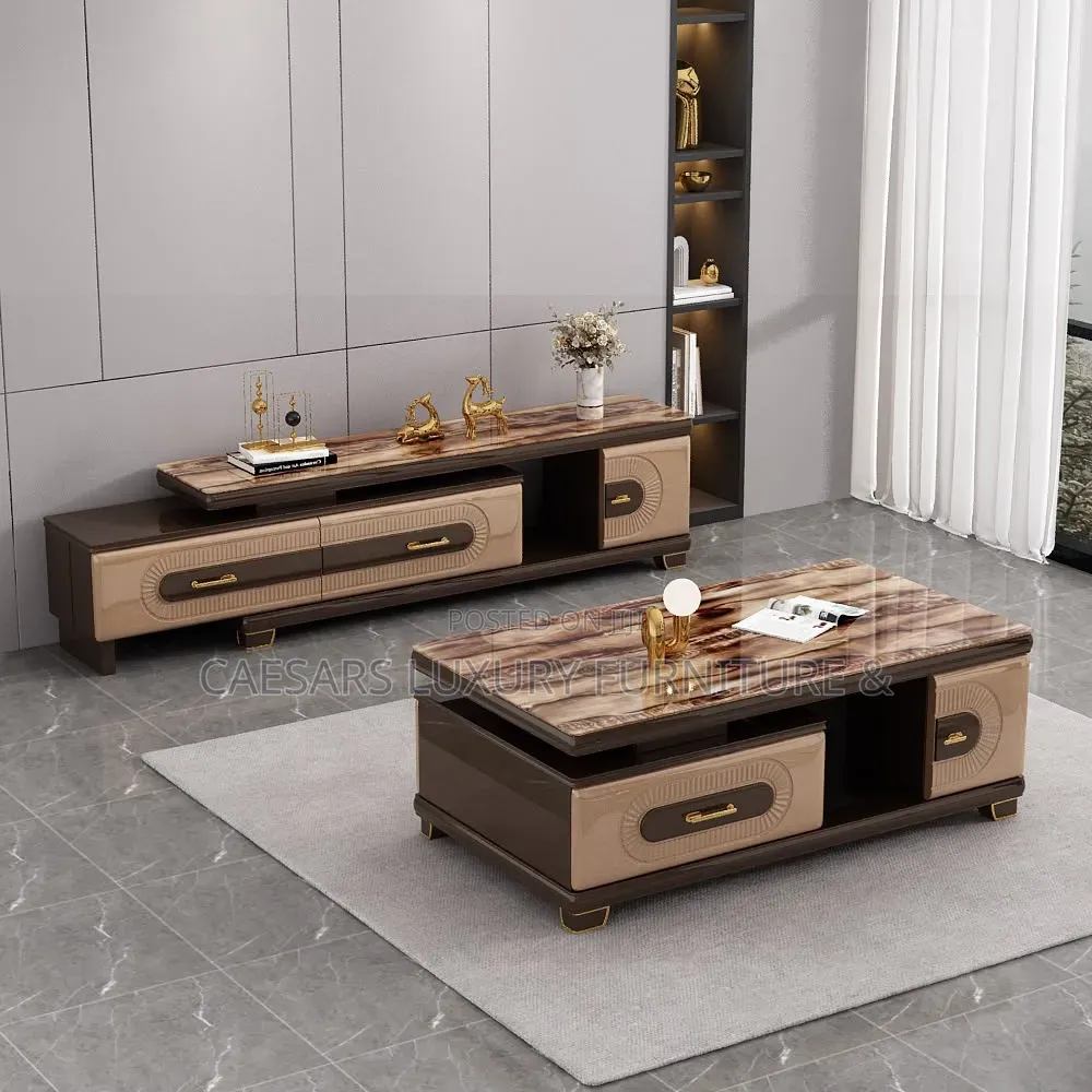 Quality Set of TV Stand and Center Table