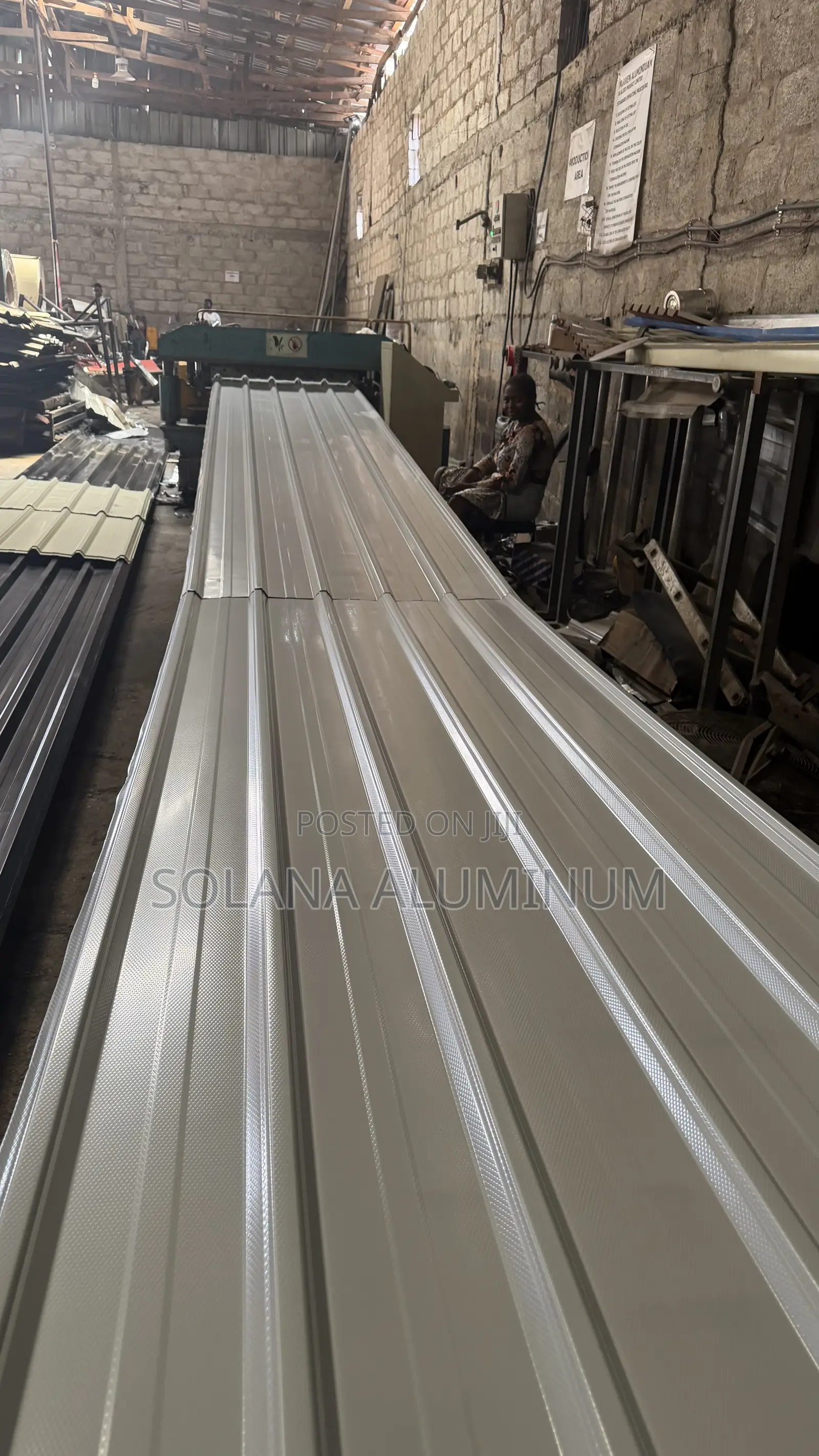 0.45mm Light Grey Aluminium Roofing Sheet