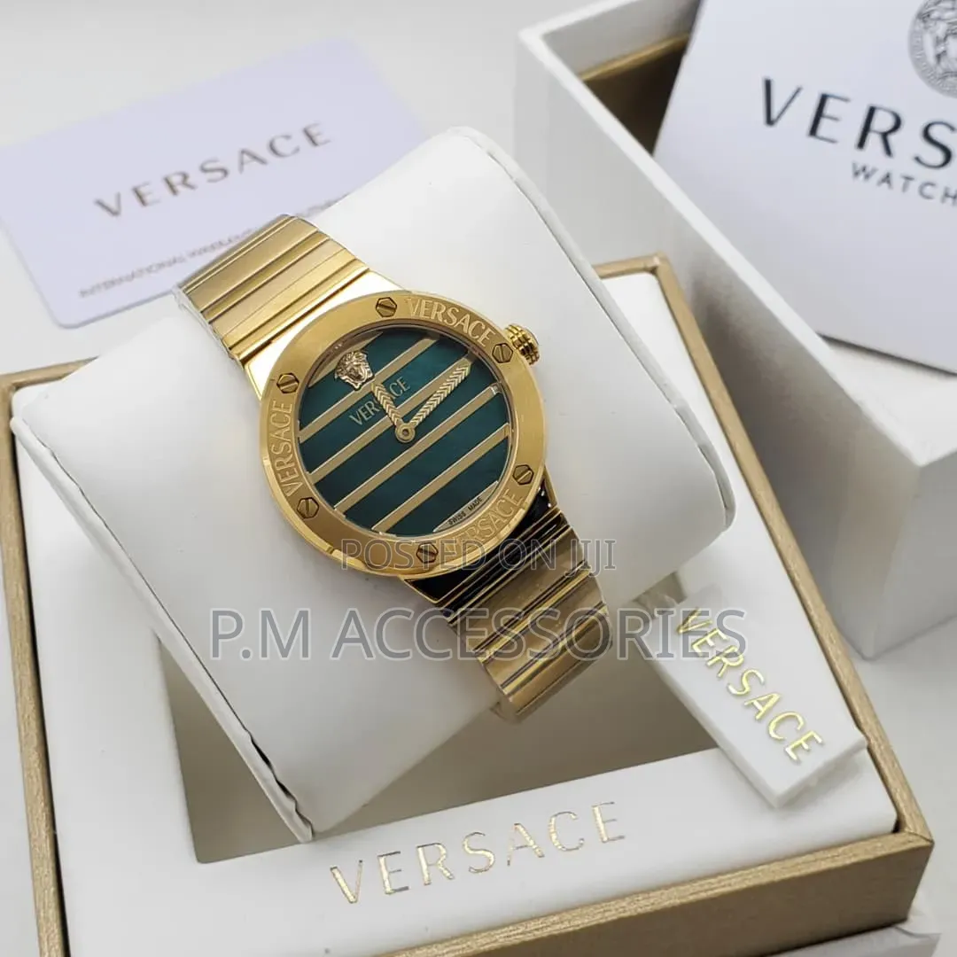 Luxury Versace Ladies Chain Watch