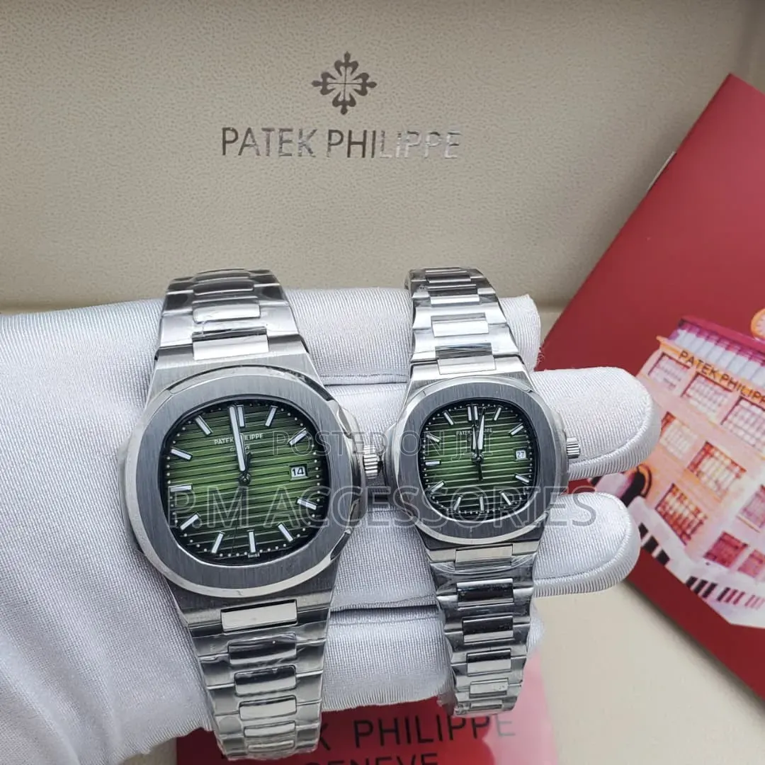 Luxury Couples Patek Phillipe Geneve Chain Watch