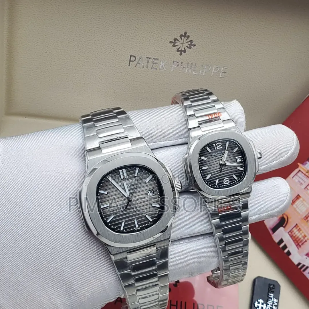 Luxury Couples Patek Phillipe Geneve Chain Watch
