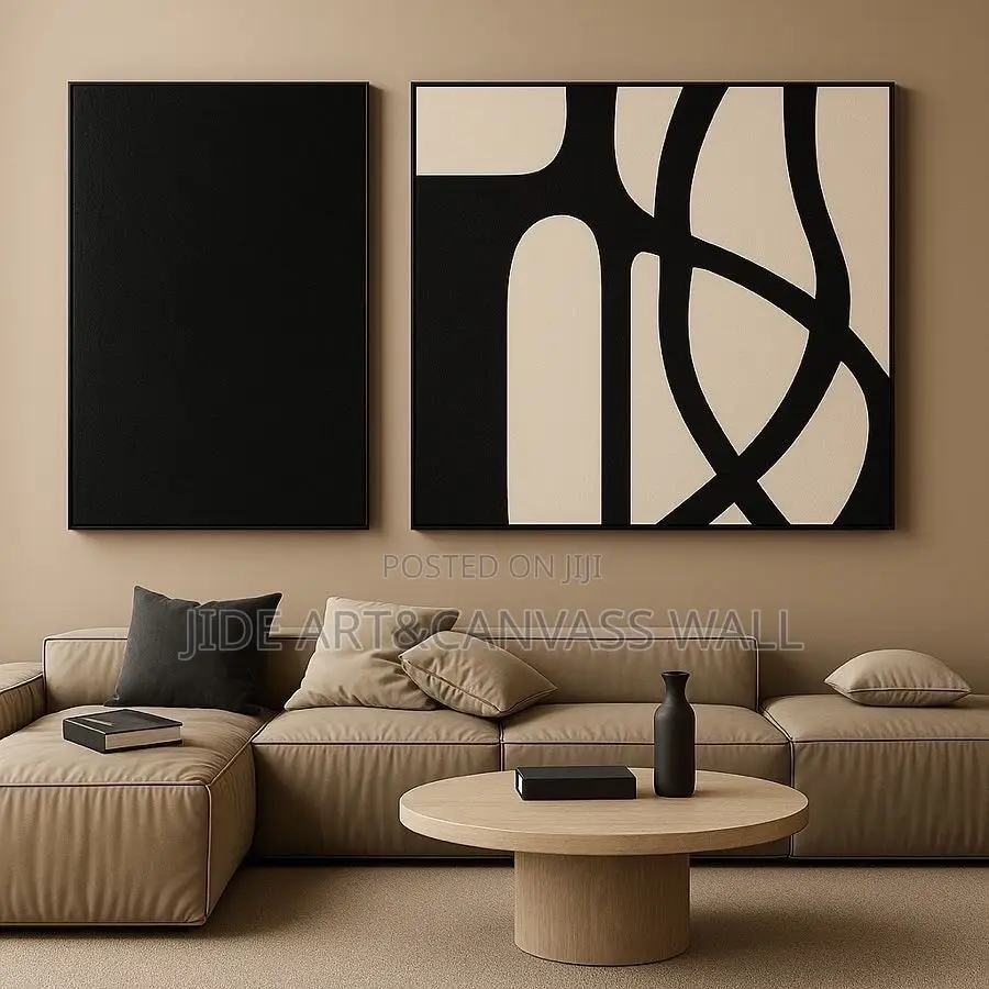Split Modern Wall Canvass Art Decor