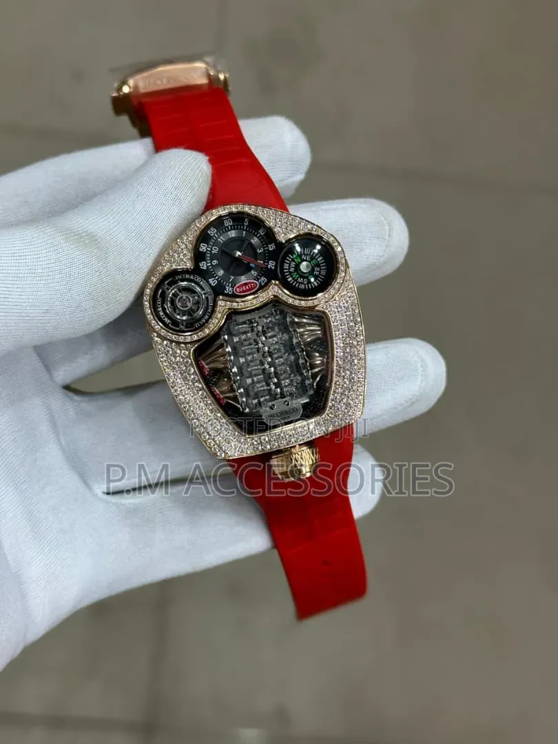 Luxury Bugatti X Jacob&co Astronomia Dail Axis Rubber Watch