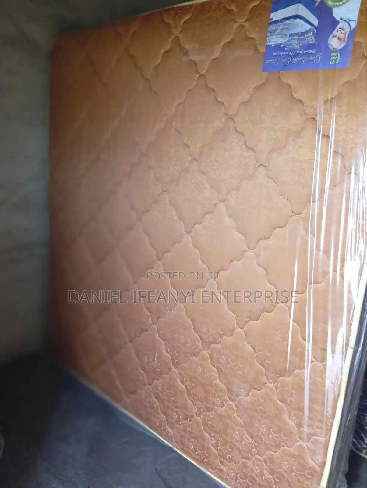 6 by 6ft by 10inches Semi Orthopaedic Mattress