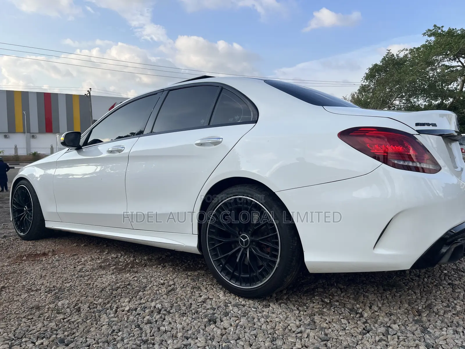 Mercedes-Benz C43 4Matic Sedan AWD (3.0L V6 9AM) 2017 White