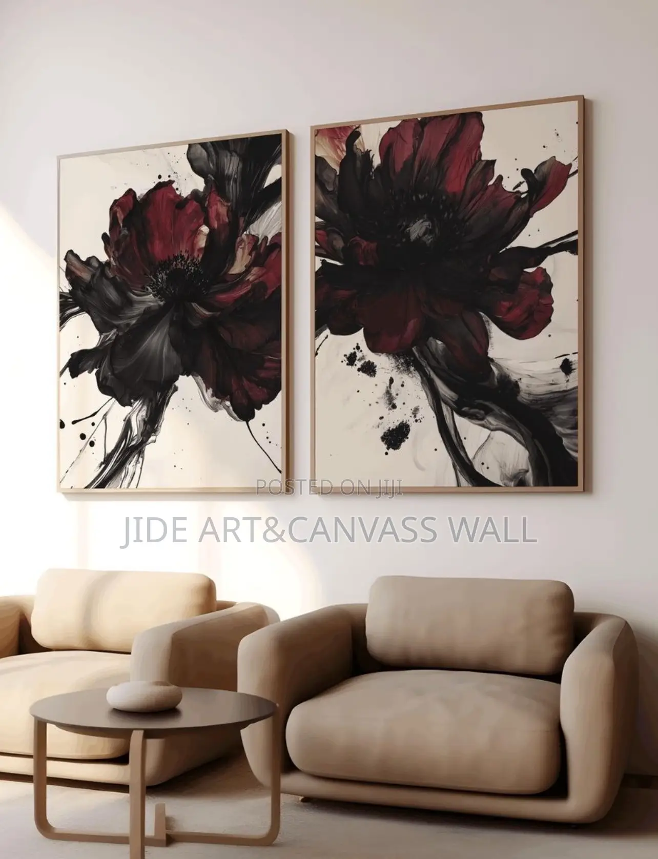 Split Modern Wall Canvass Art Decor