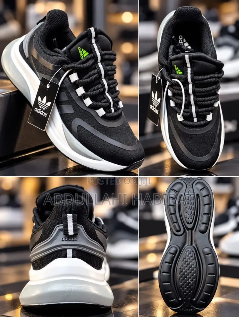 Adidas Men’s Casual Sneakers-Black & White