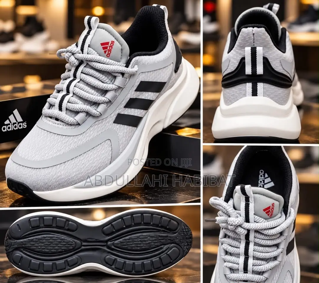Adidas Men’s Casual Sneakers-Black & White