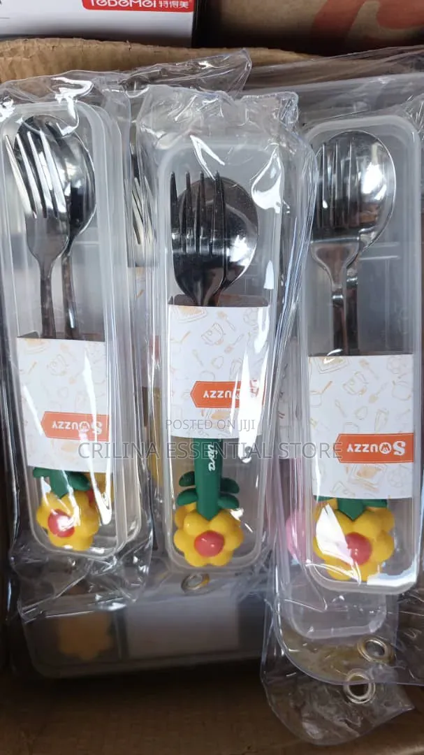 Children's Stainless Steel Cutlery Sets (Souvenir)