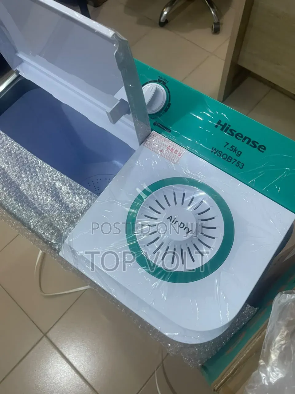 Hisense 7.5kg Manual Washer and Spin Dryer
