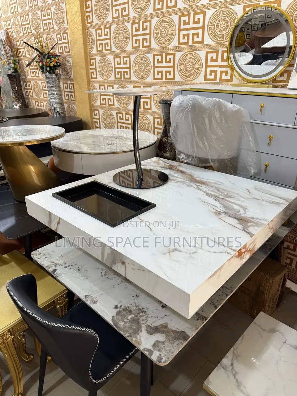 Modern Marble Center Table Set