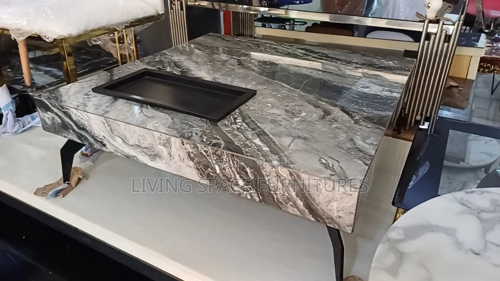 Modern Marble Center Table Set